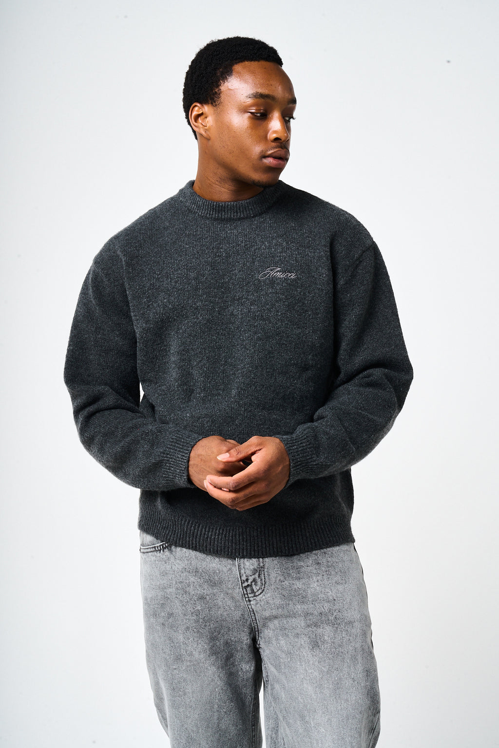 Dexter Grijs Gebreid Sweatshirt