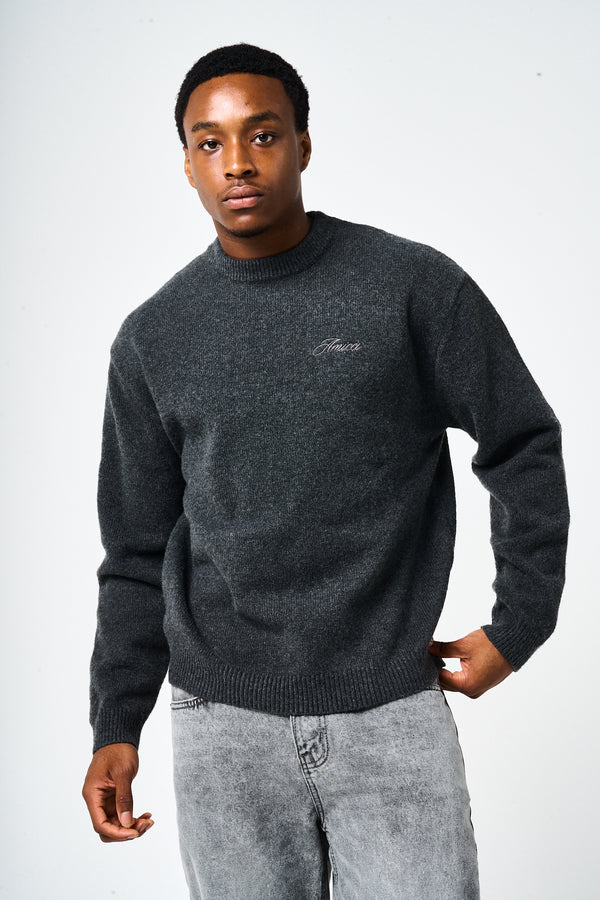 Dexter Grijs Gebreid Sweatshirt