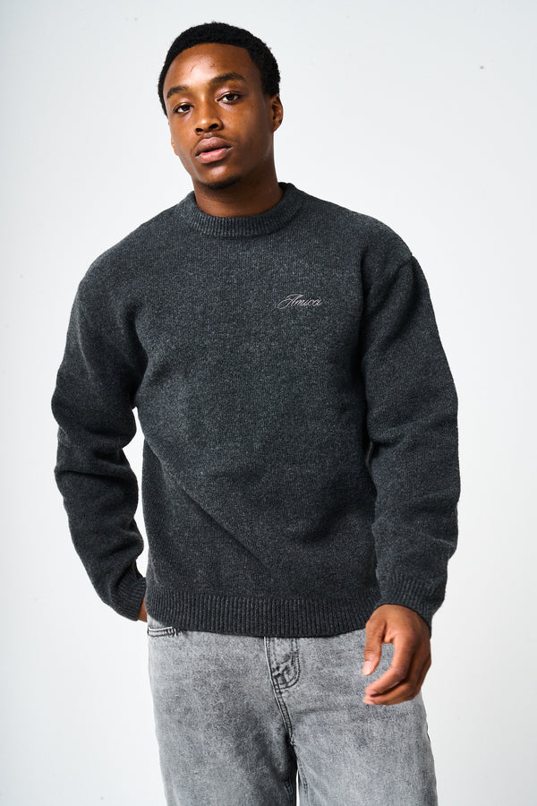 Dexter Grijs Gebreid Sweatshirt