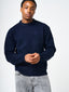 Dexter Navy Knitted Sweatshirt