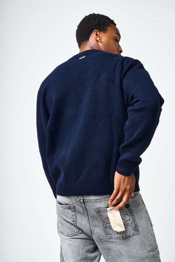 Dexter Grijs Gebreid Sweatshirt
