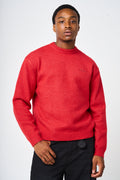 Dexter Red Knitted Sweatshirt