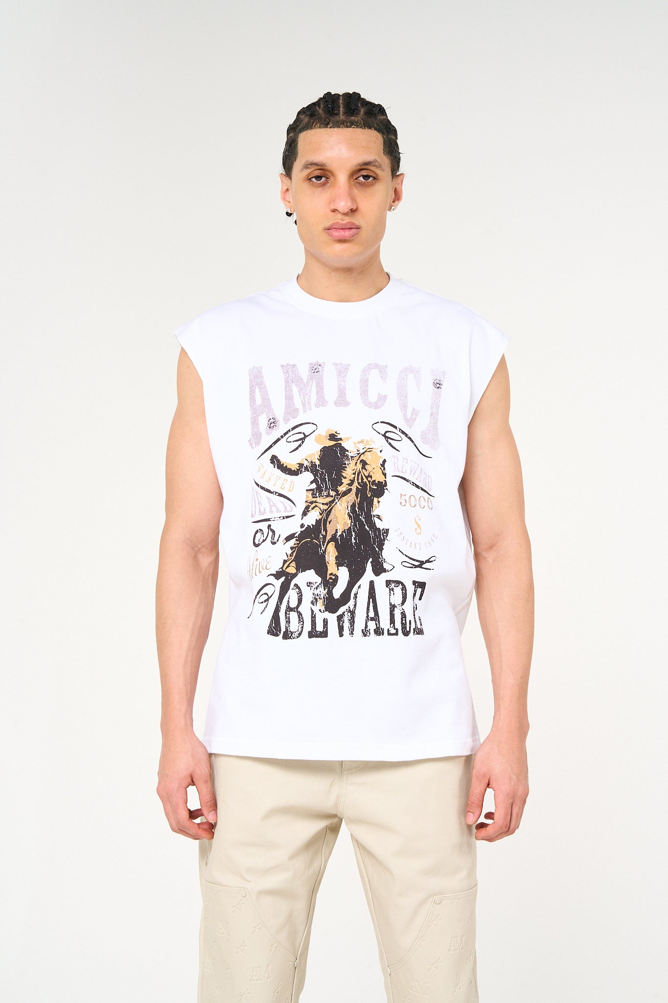 Outlaw Sleevless Graphic T