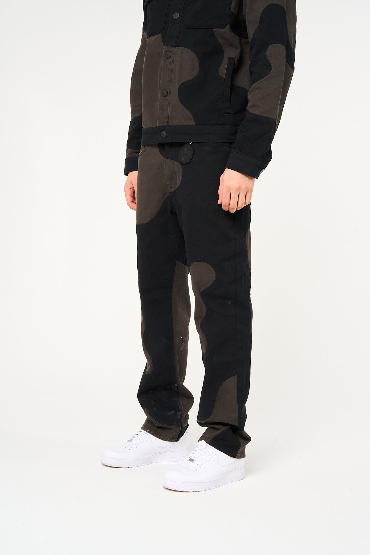 Palencia patchwork spijkerbroek
