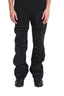 Bresso Schwarze zerrissene Jeans