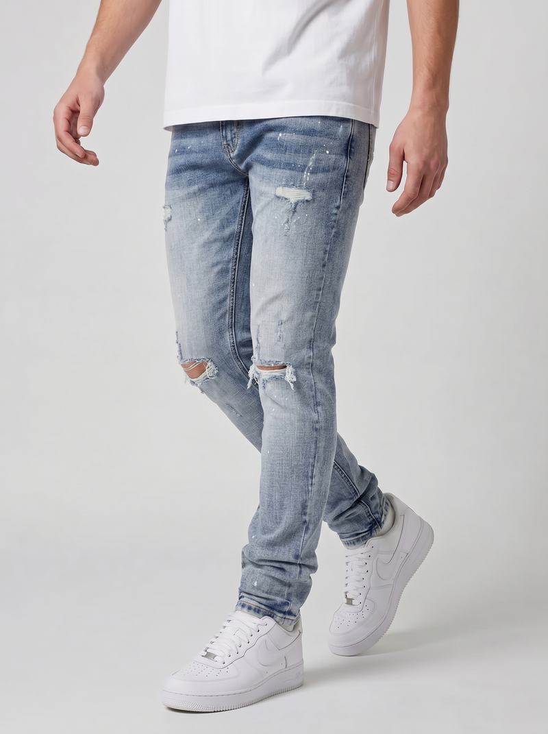Caruso Blue Denim Jeans