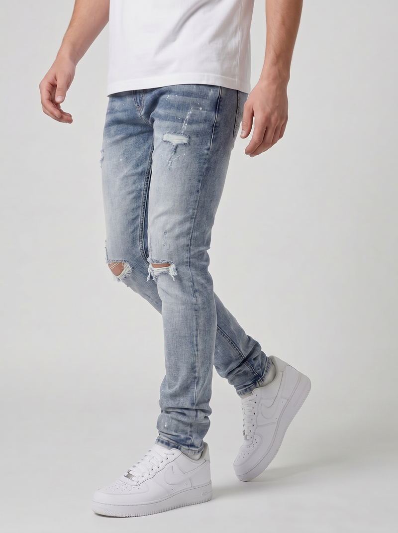 Caruso Blue Denim Jeans