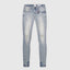 Amicci Caruso Tinted Blue Denim - Herr Premium Blå Slim Fit Jeans