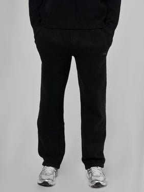 Dexter Black Knitted Joggers