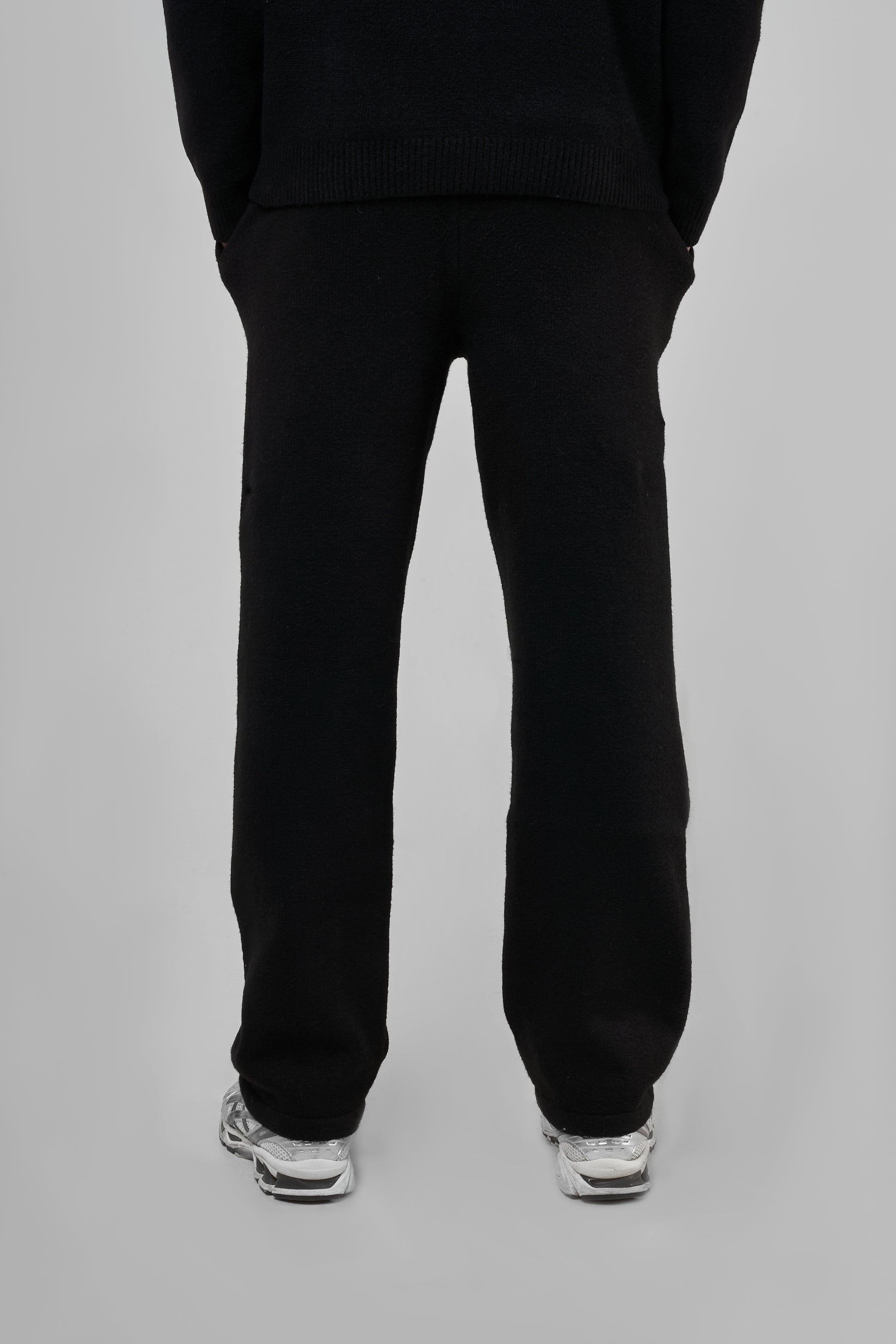 Dexter Black Knitted Joggers