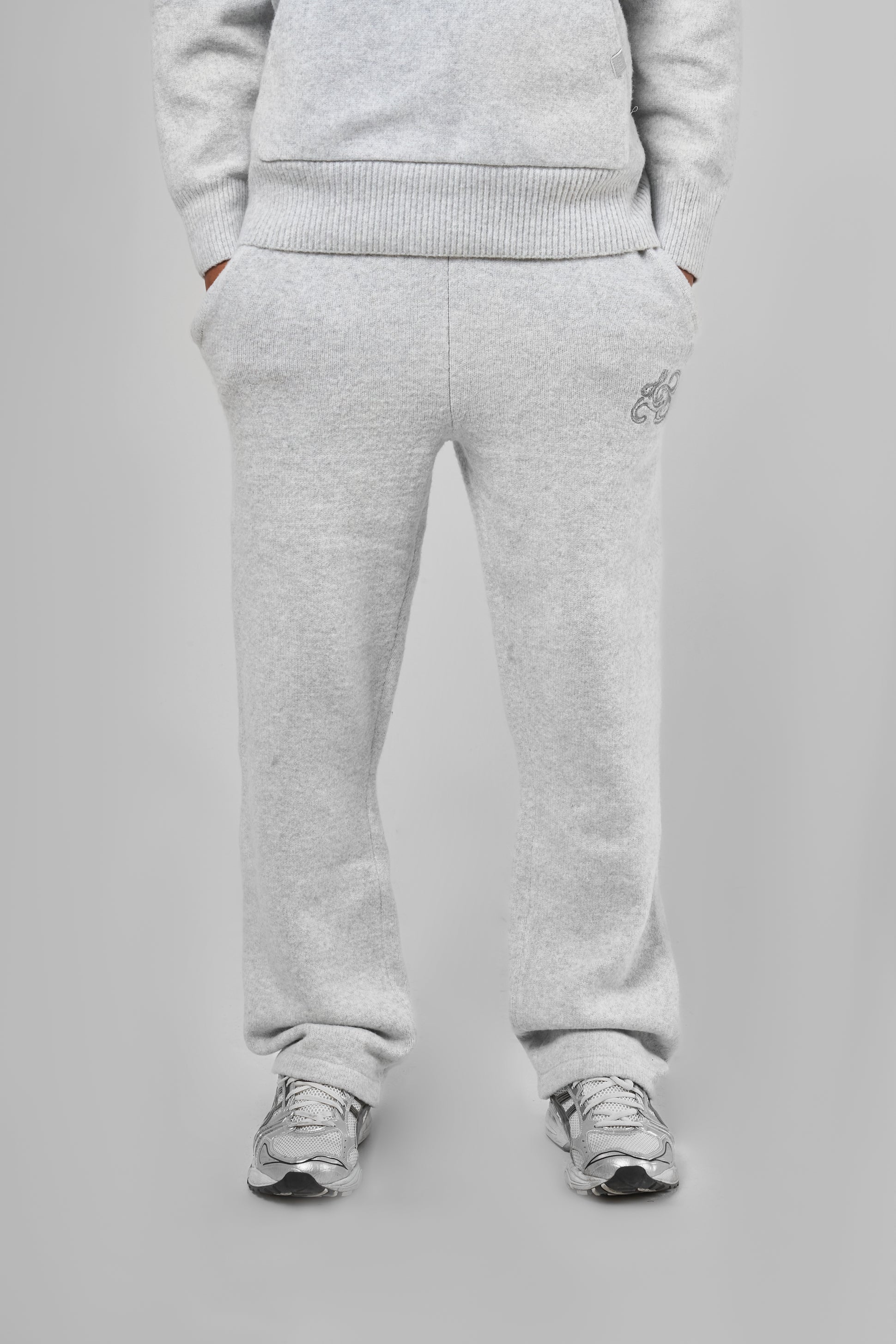 Amos Grey Knitted Jogger