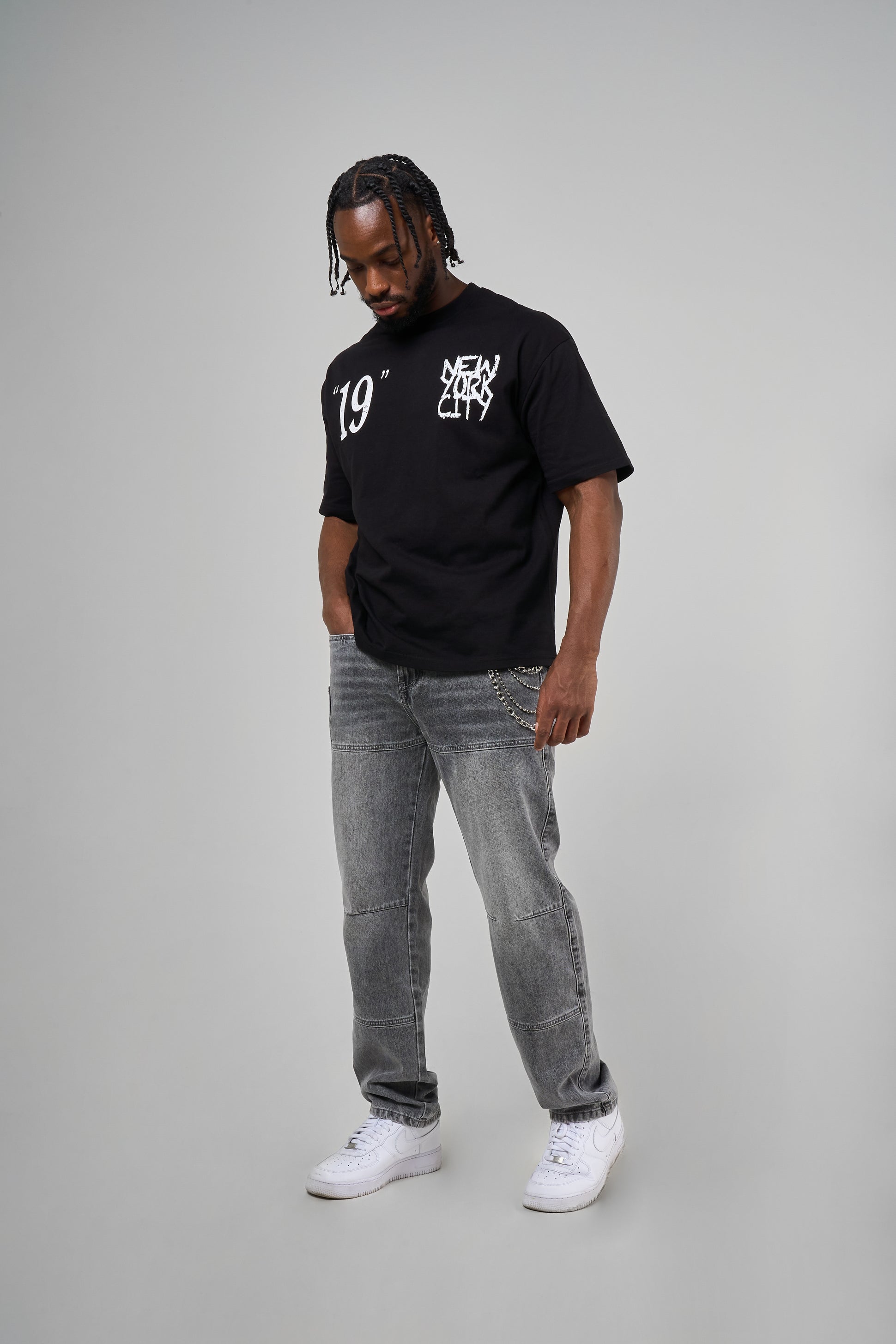 Weston Grey Straight Fit Jean