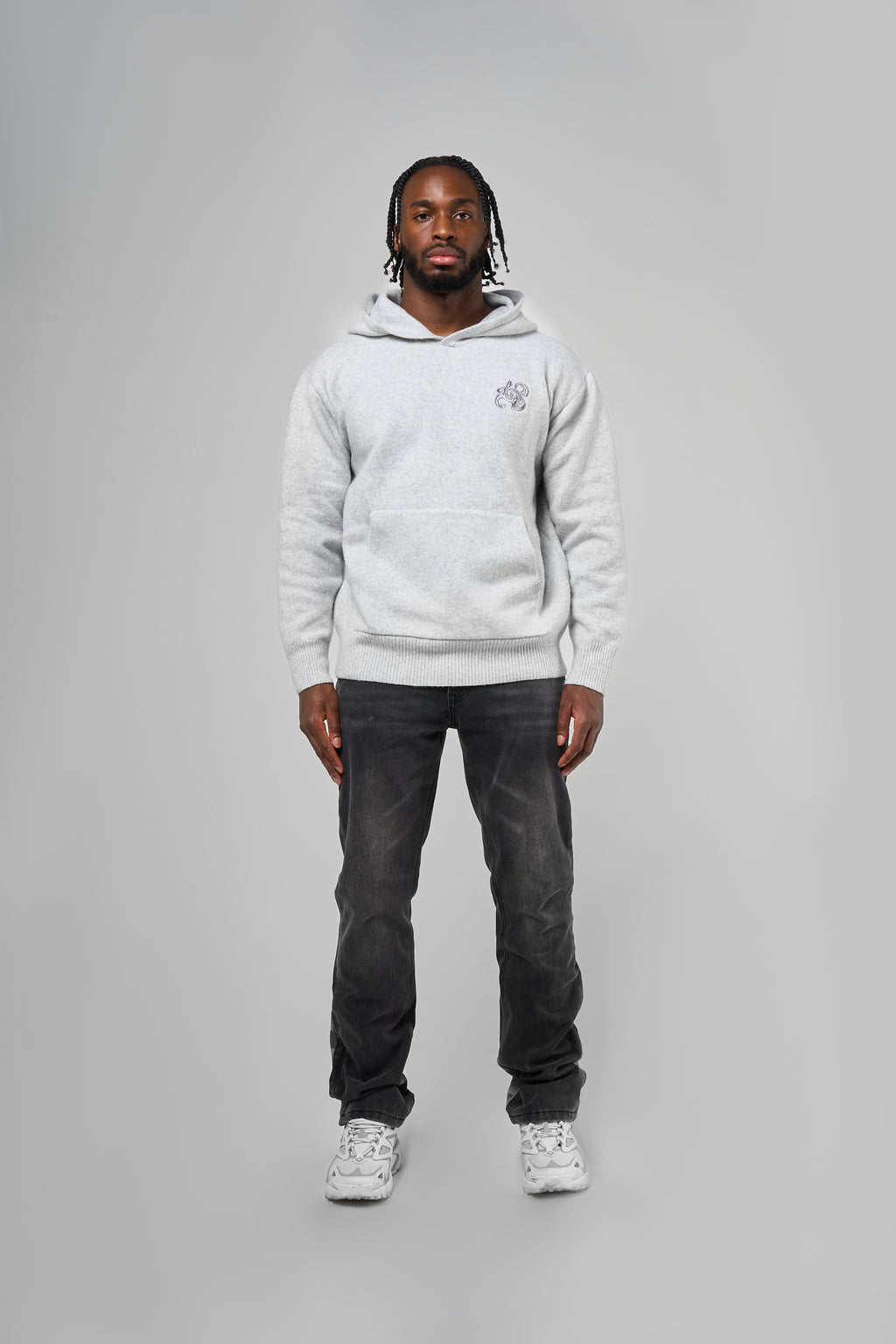 Givona gewaschene schwarze Schlagjeans