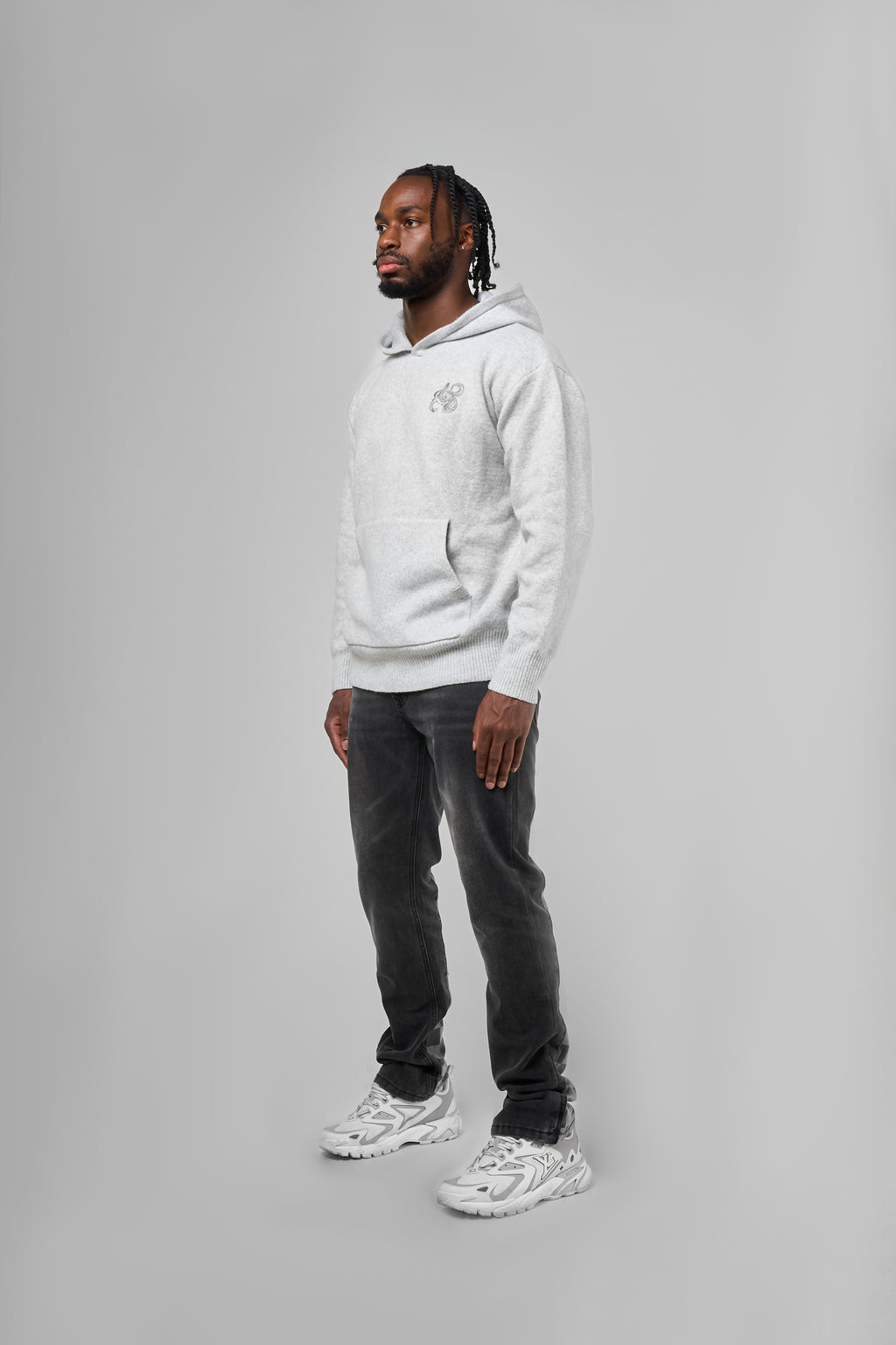 Givona gewaschene schwarze Schlagjeans