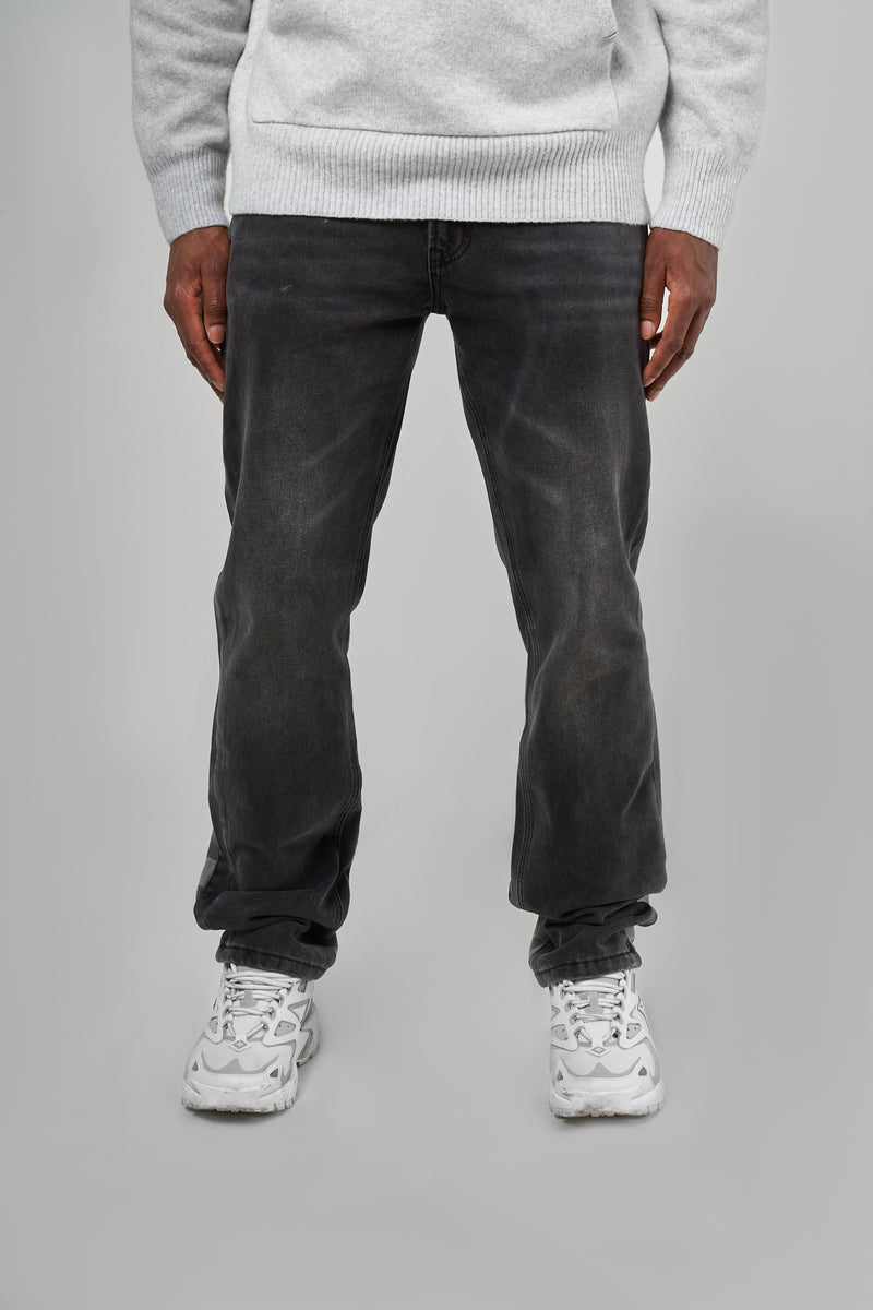 Givona gewaschene schwarze Schlagjeans