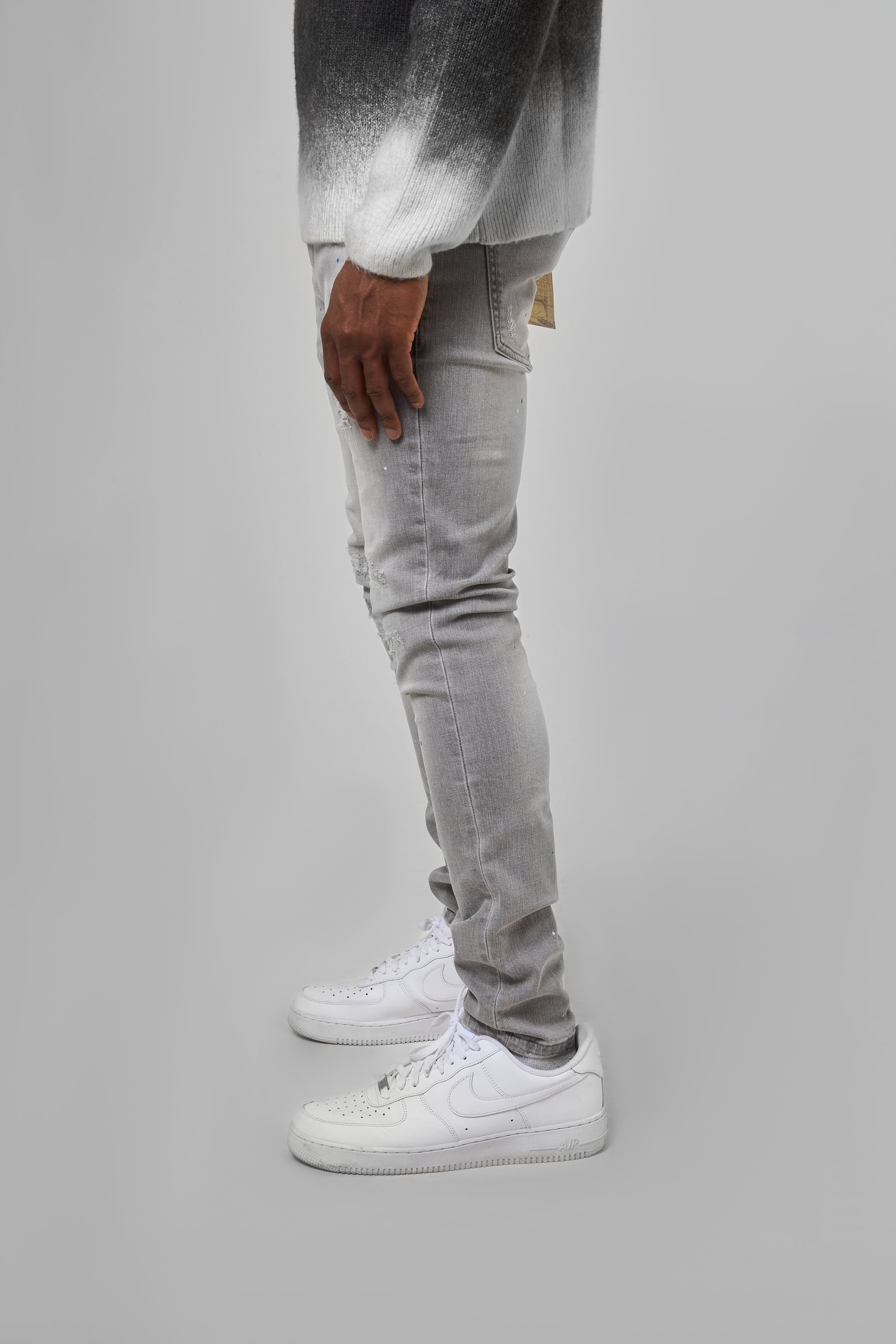 Lumber Grey Skinny Jean