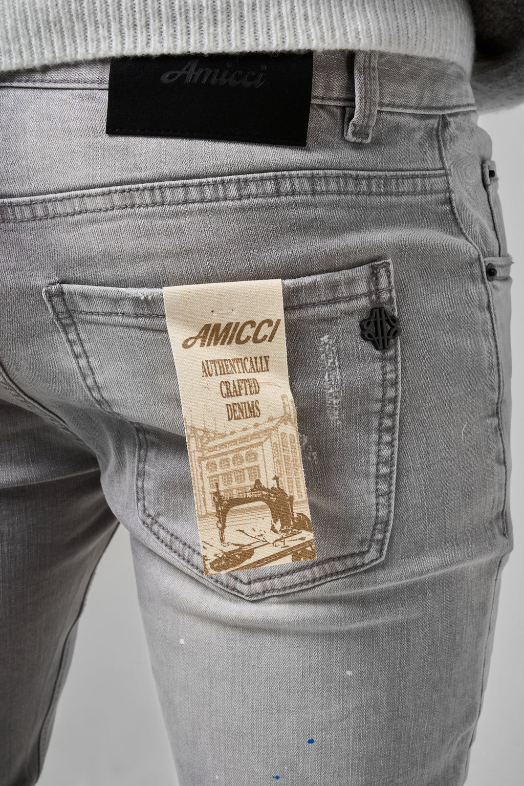 Lumber Grey Skinny Jean