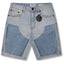 Adrano Hellblaue Zimmermannsshorts