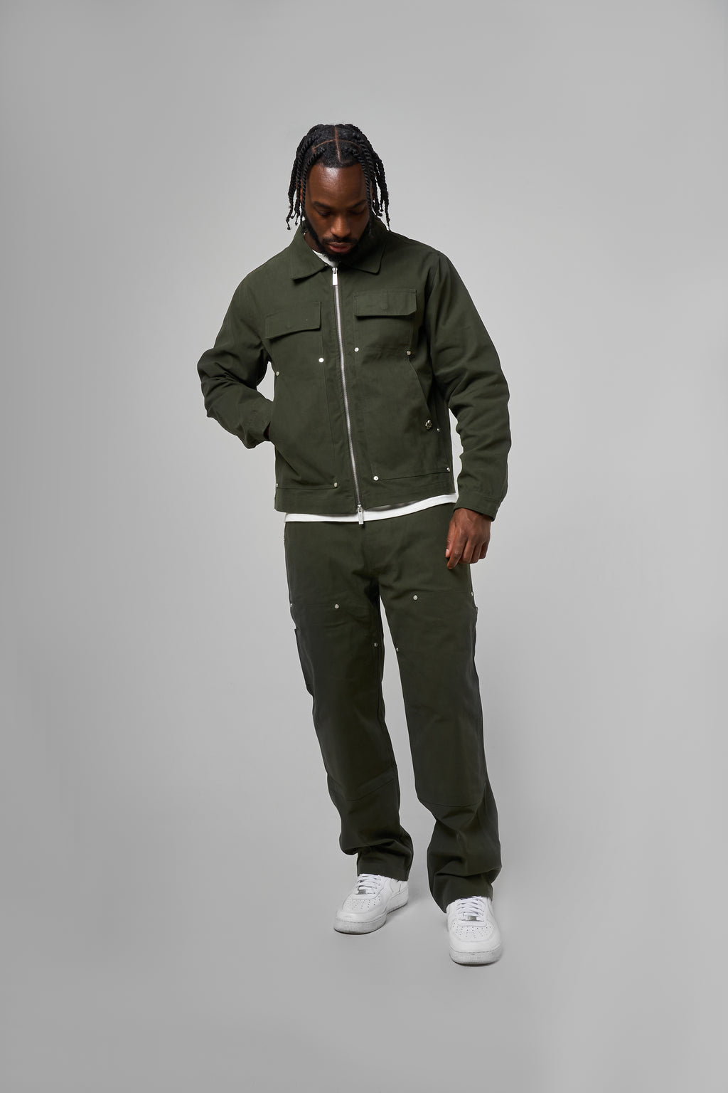 WYATT ÜBERHEMD GRÜN