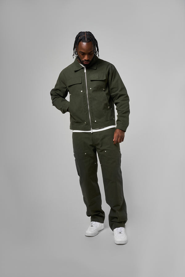 Wyatt Khaki Twill Broek