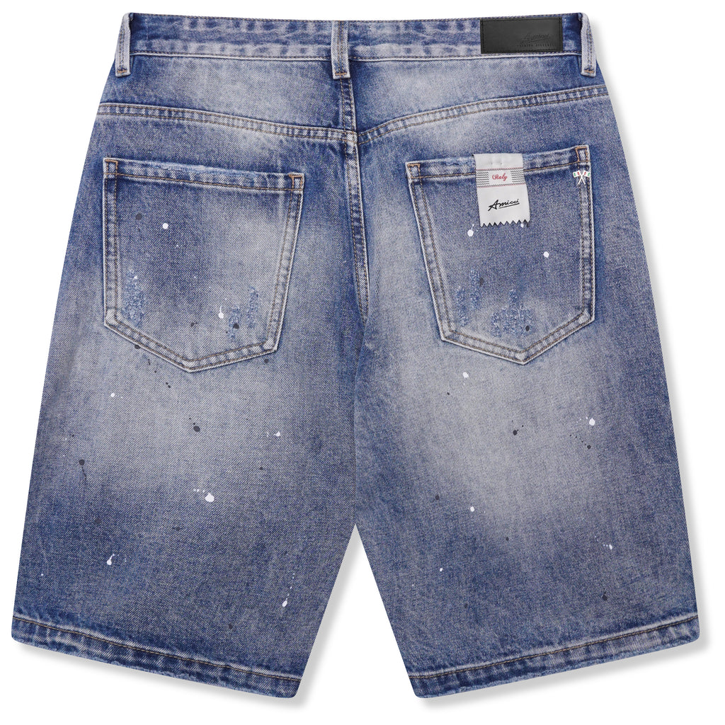 Sanko Mittelblaue Shorts