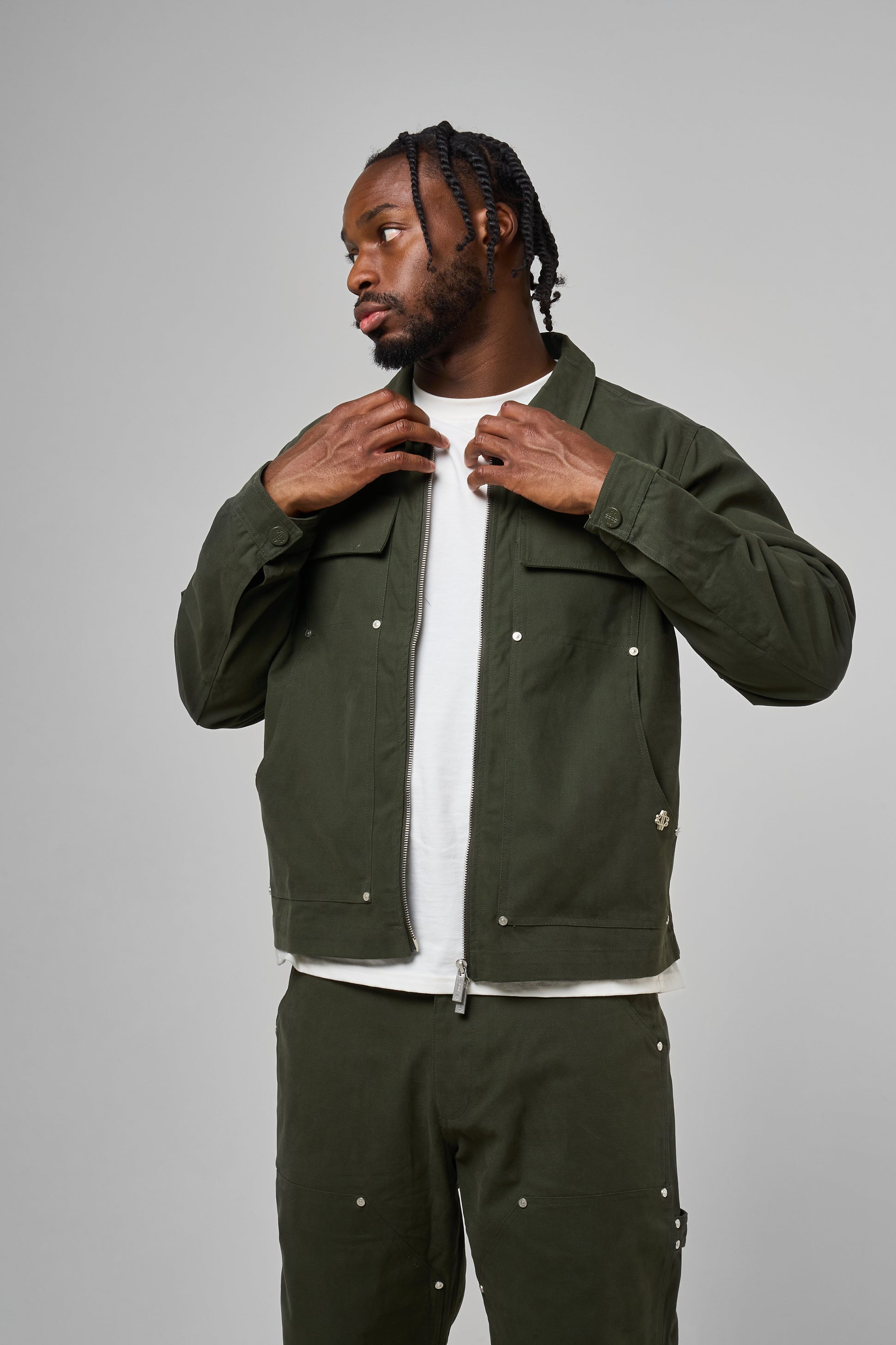 WYATT ÜBERHEMD GRÜN