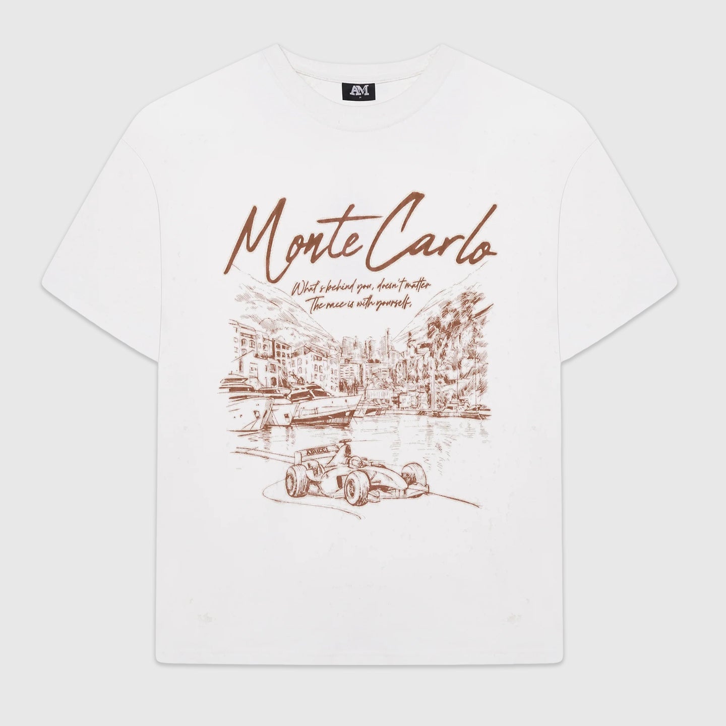 Forza Graphic T Shirt Brown