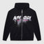 Angeli Grafisk Hoodie Svart