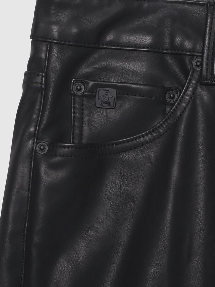Dario Schwarze Lederhose
