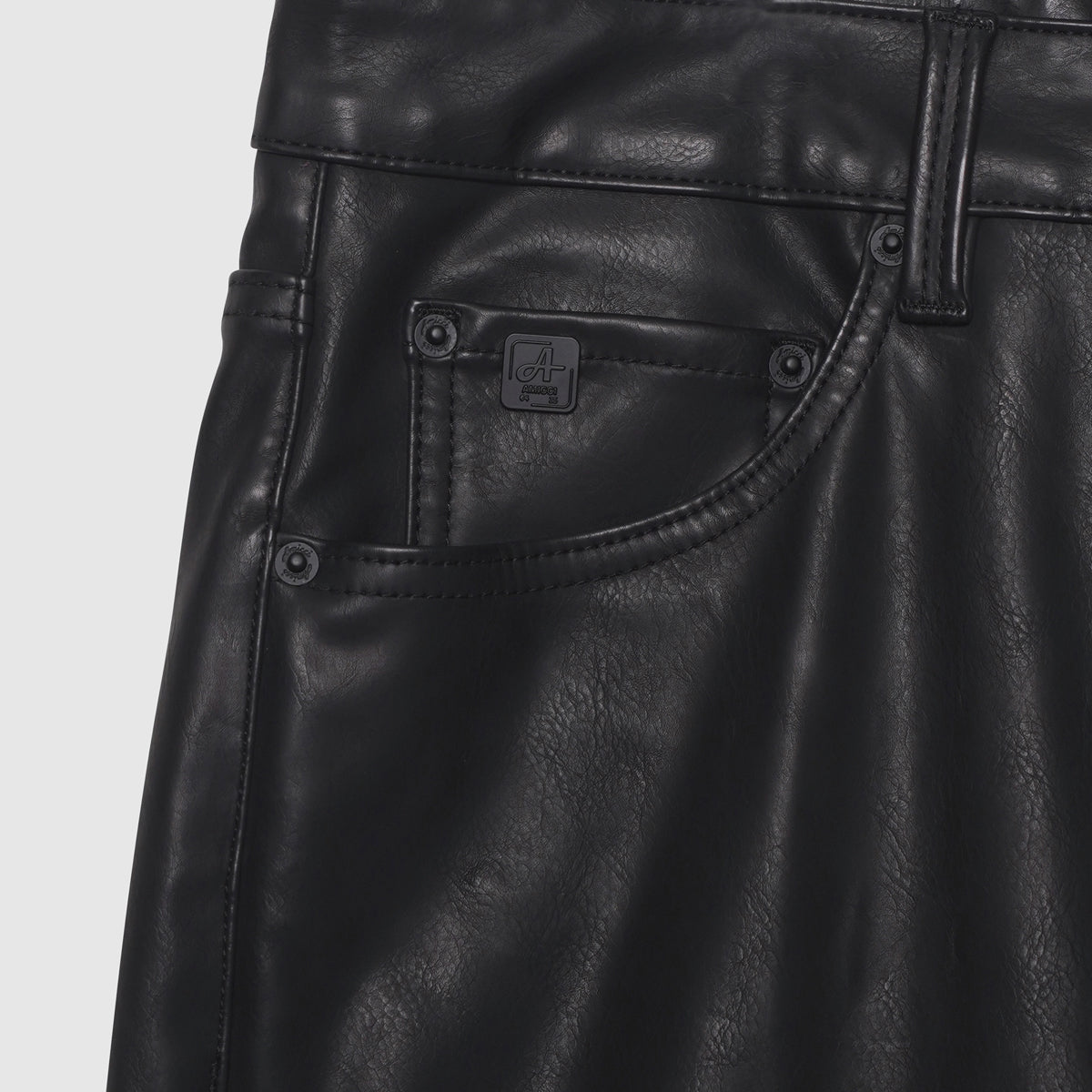 Dario Schwarze Lederhose