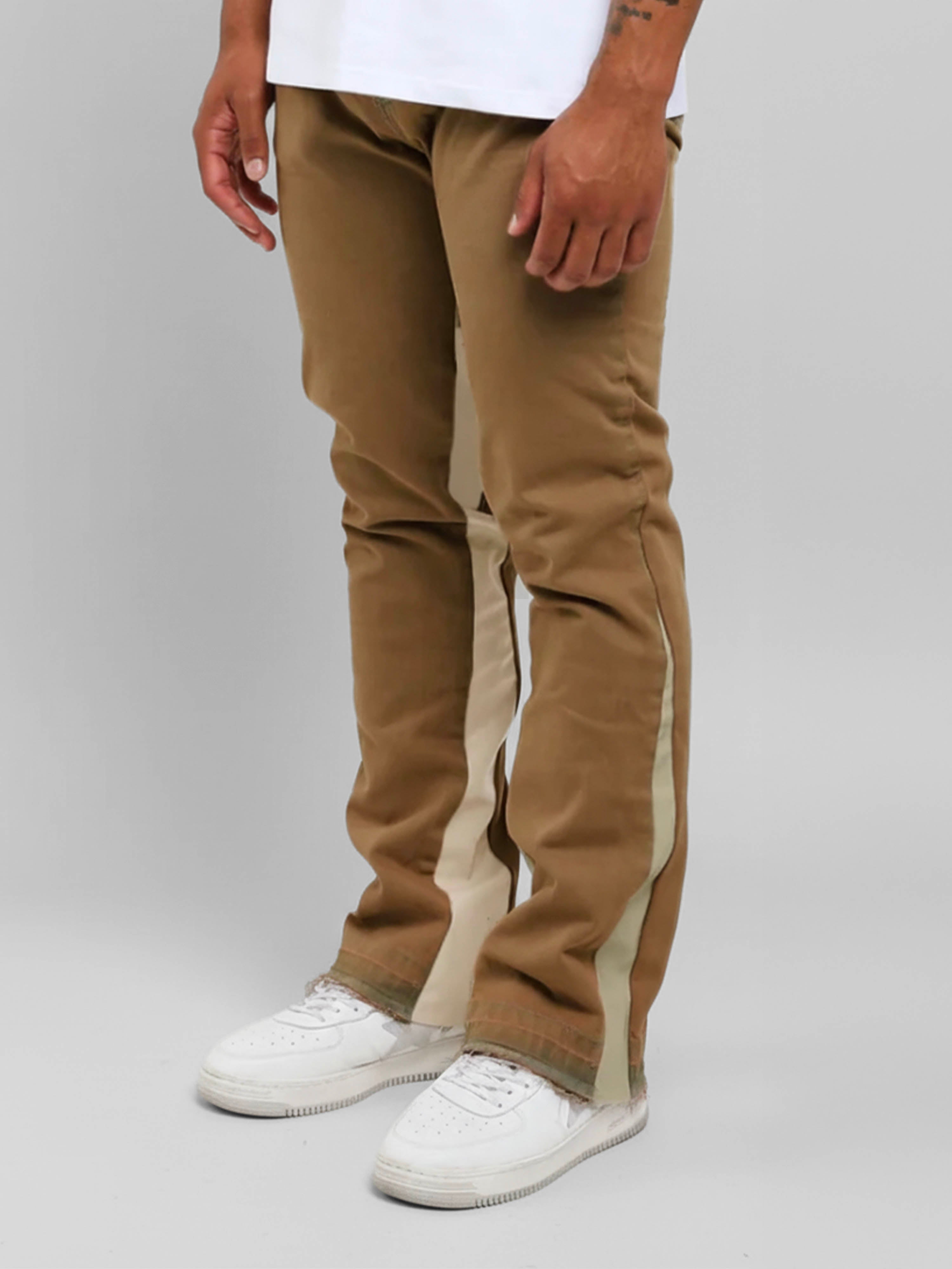 Amicci Axel - Premium Contrast Panel Denim Jeans