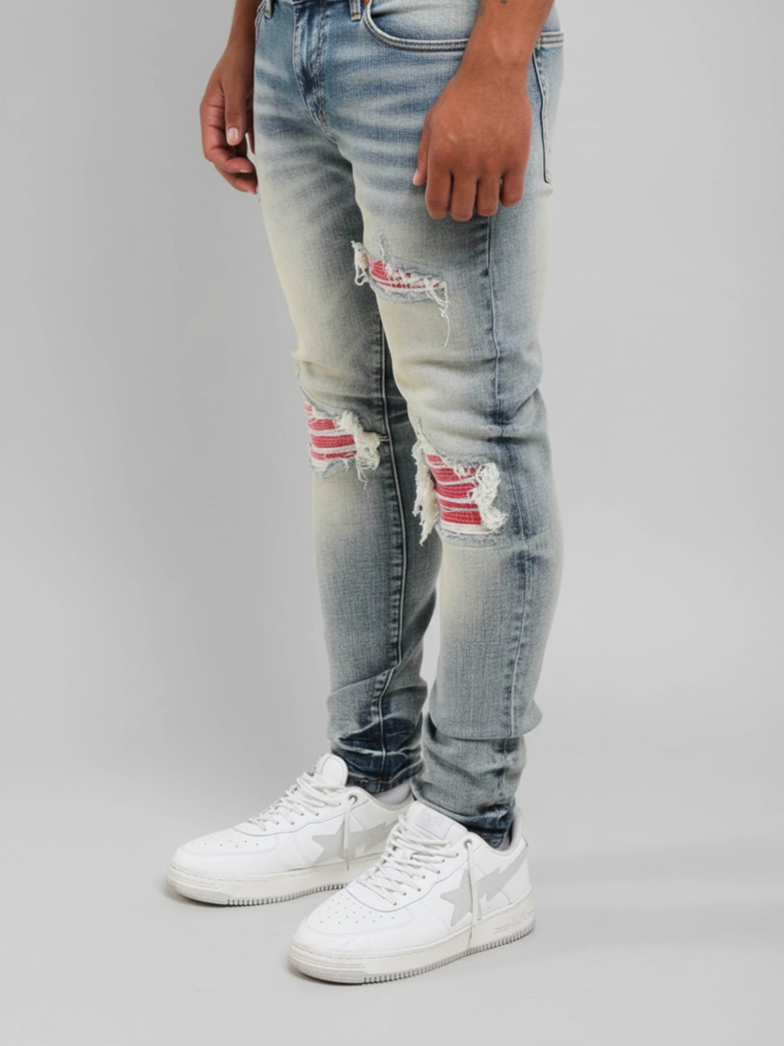 Jeans ajustados Monza rosa