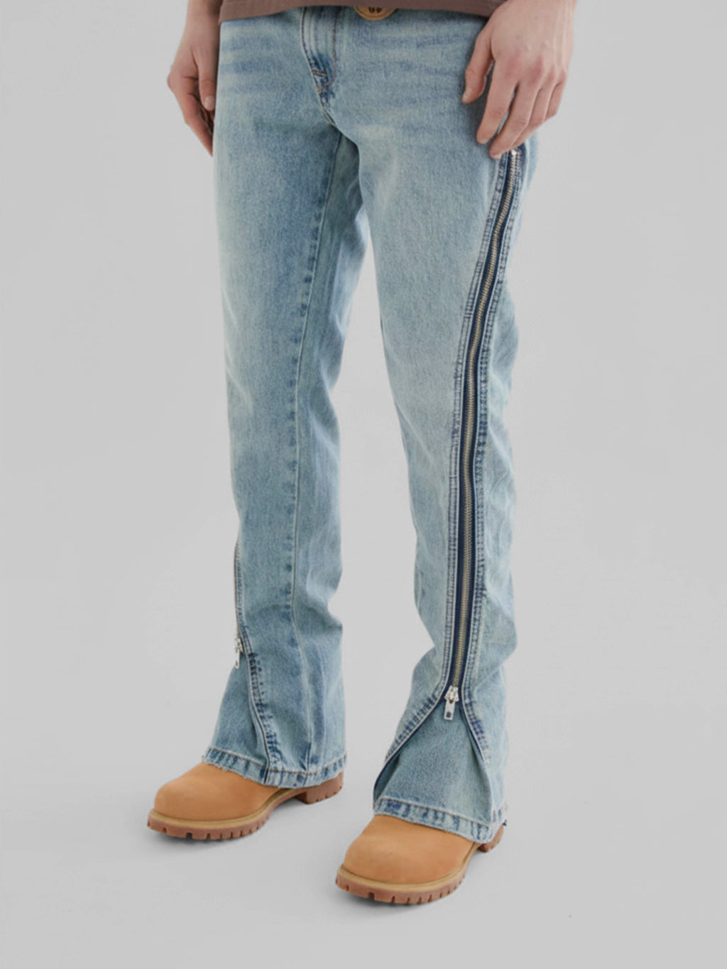 Lorient Gecombineerde Flare Jeans Blauw