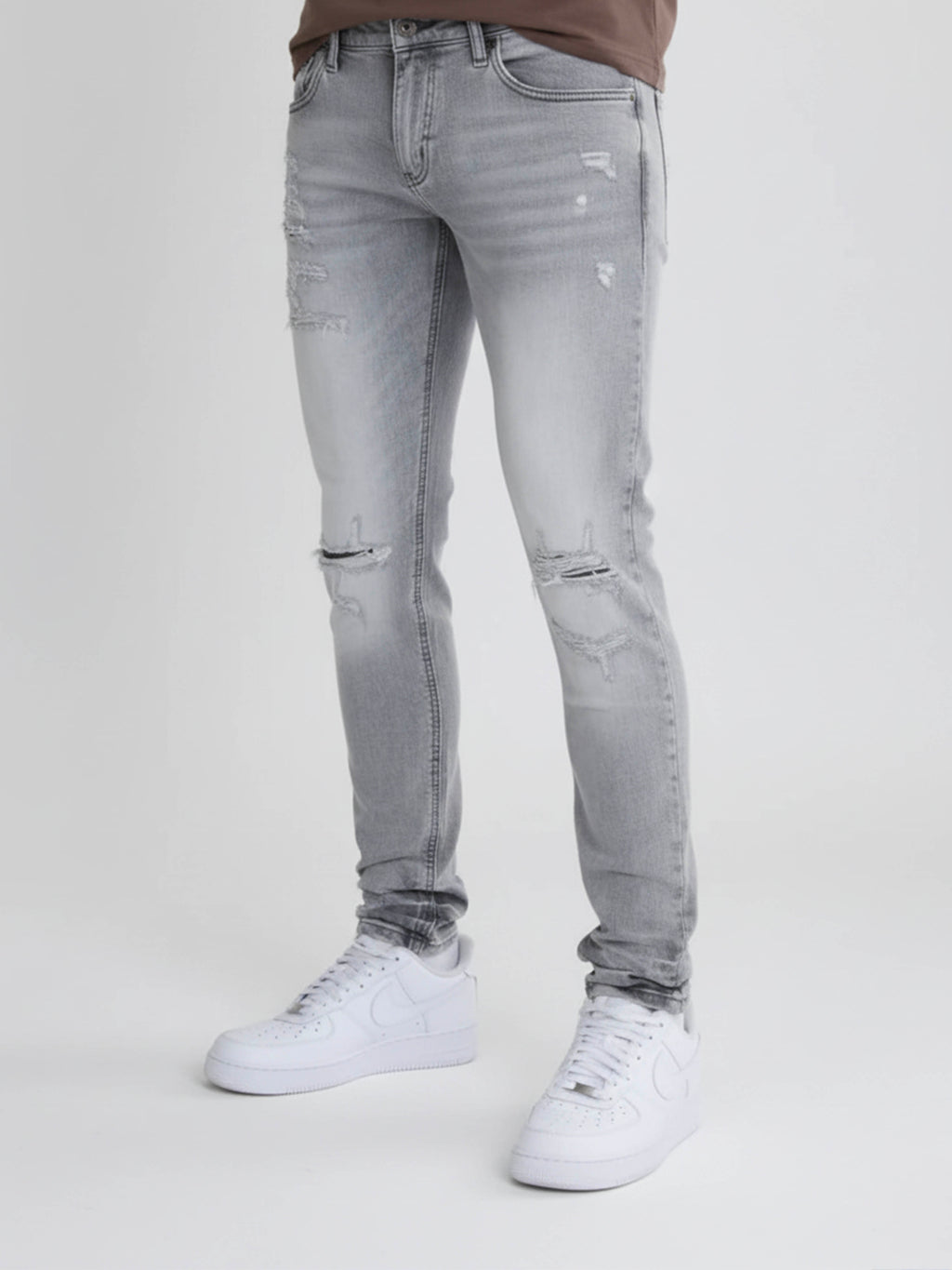 Alonzo Grey Skinny Jean