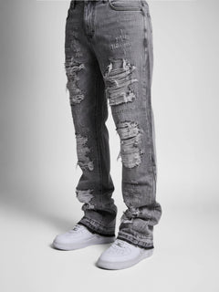 Sarrona Grey Washed Denim Jean