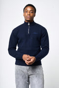 Dexter Quarter Zip Navy Sweatshirt