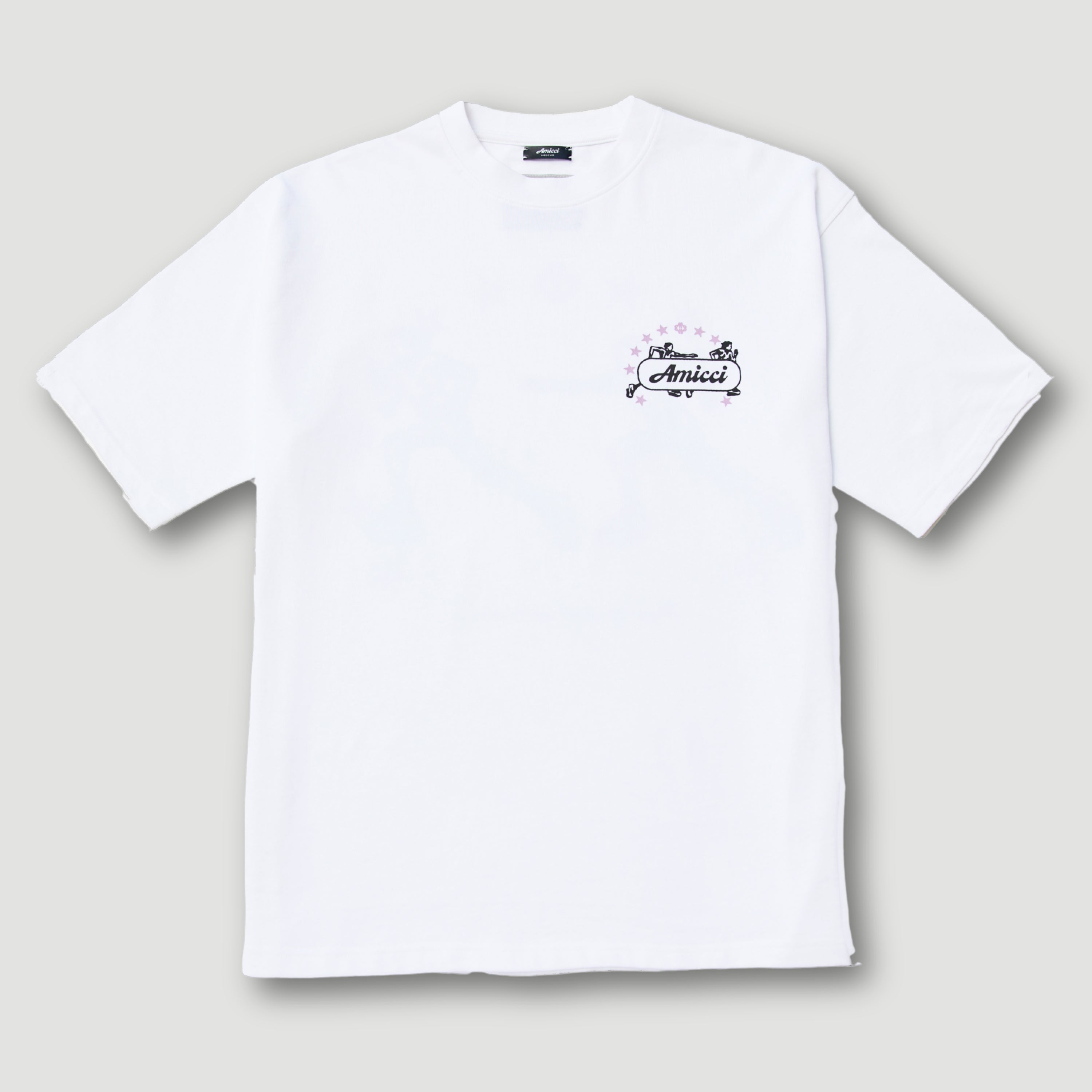 Hasten Graphic T Shirt White