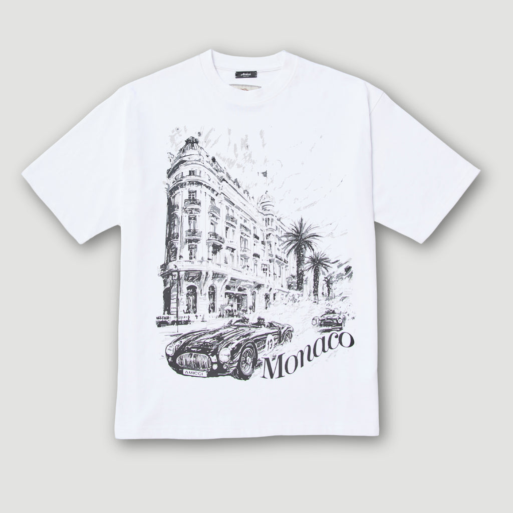 Larvotto White Graphic T Shirt