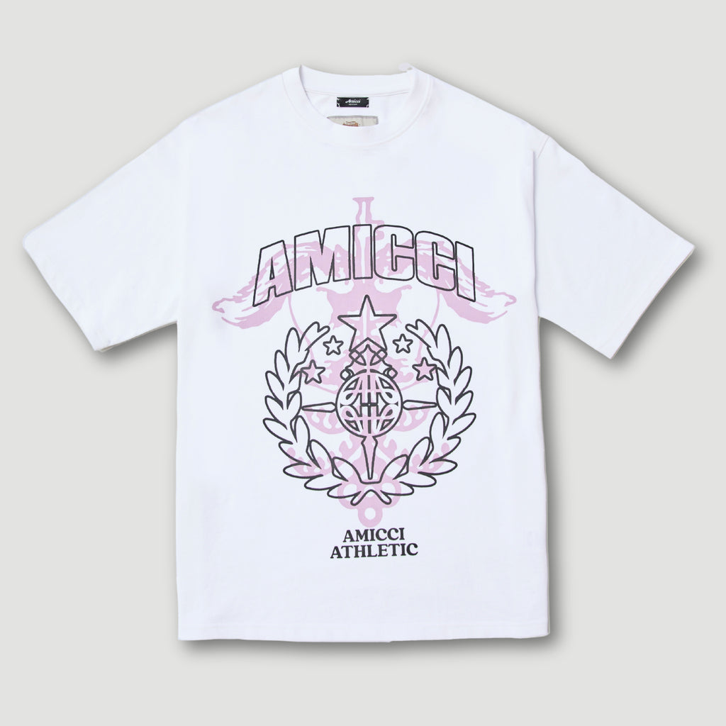 Camiseta Parade con gráfico rosa