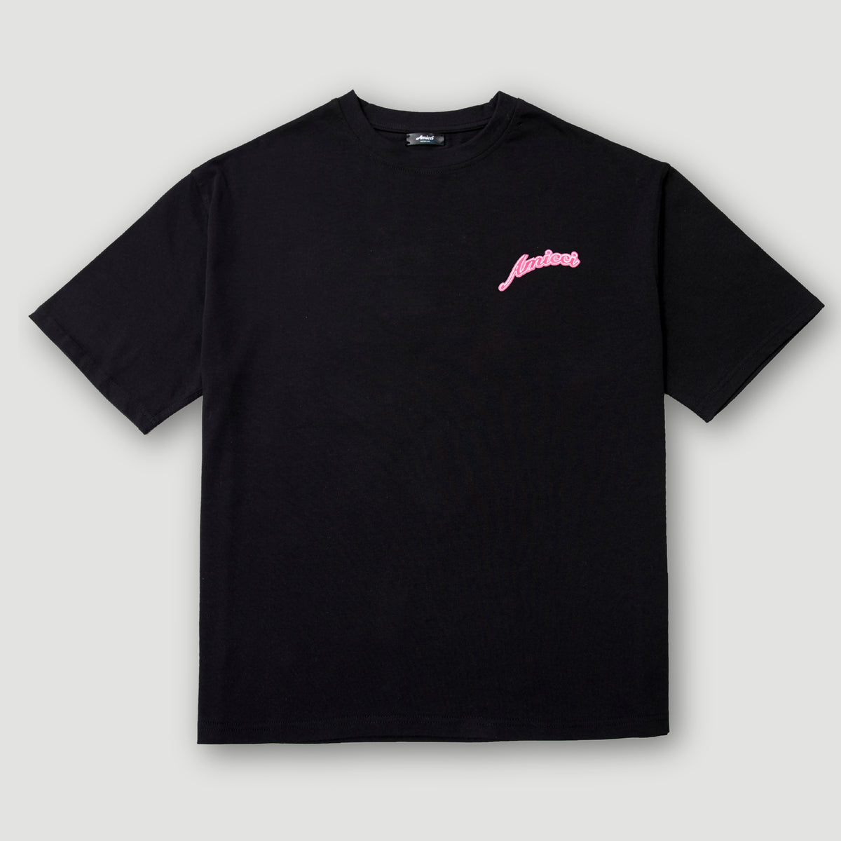 T-shirt surdimensionné graphique Tiriosa Noir