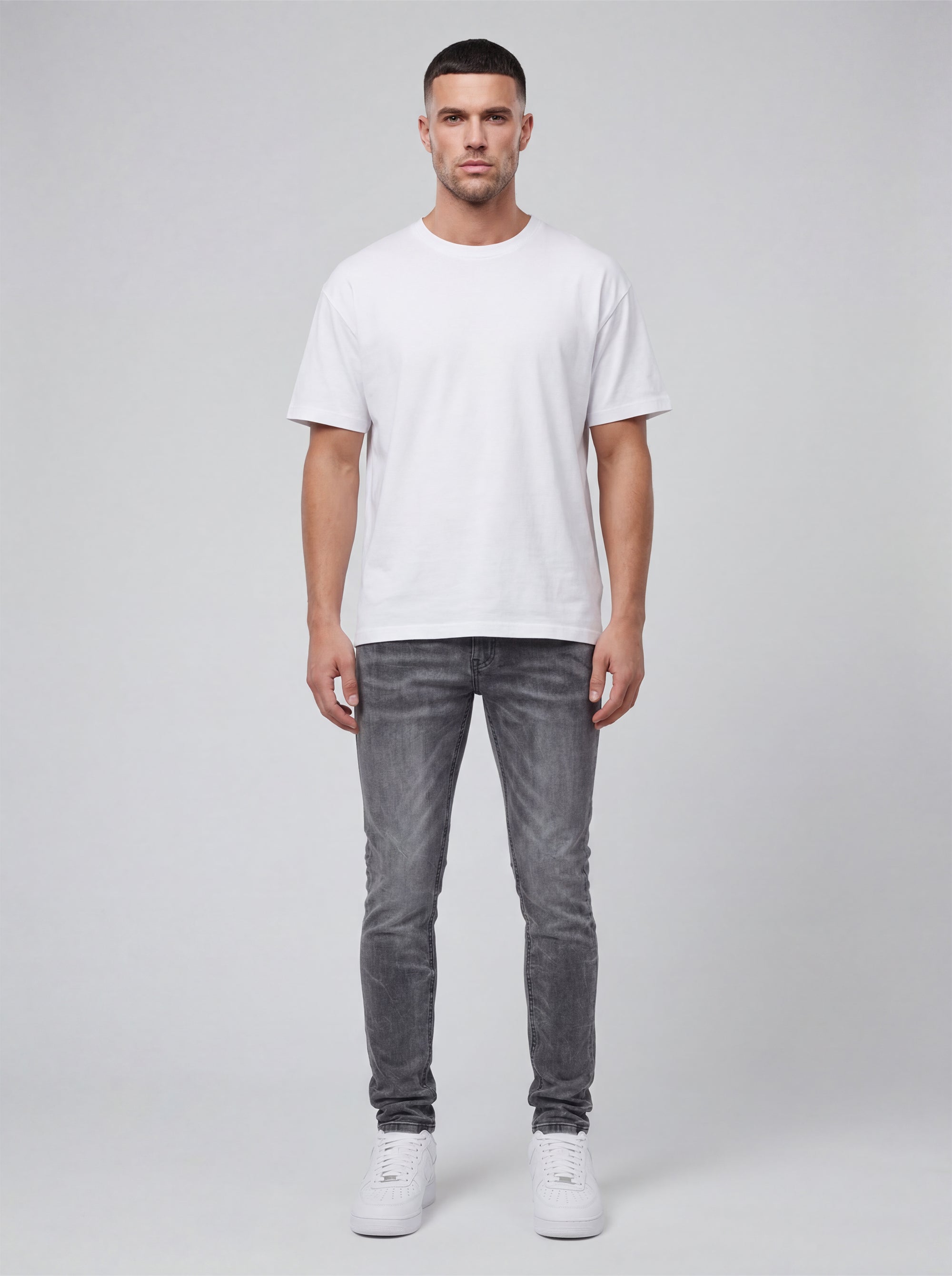 Roma Grey Slim Jean