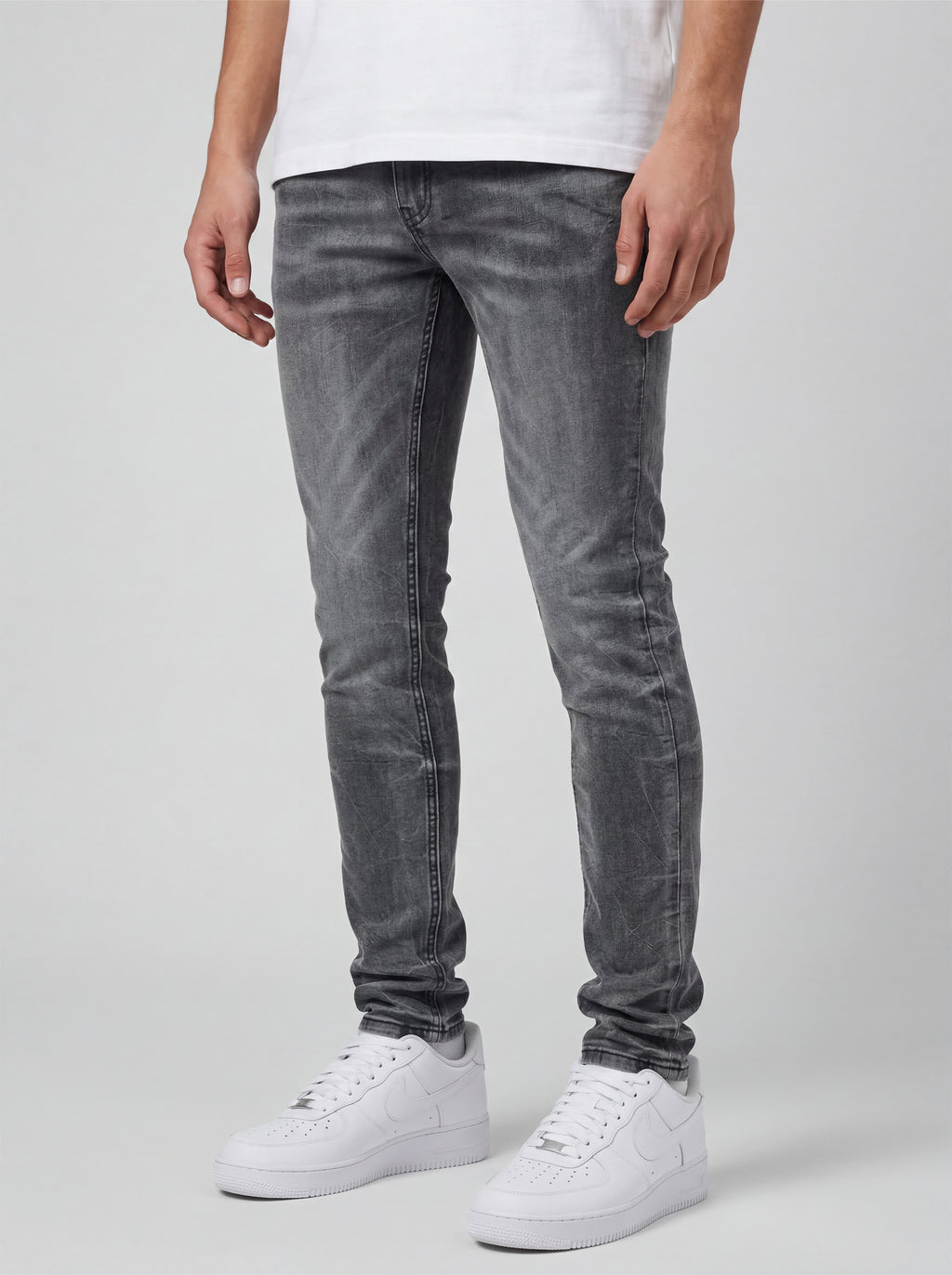 Roma Grey Slim Jean