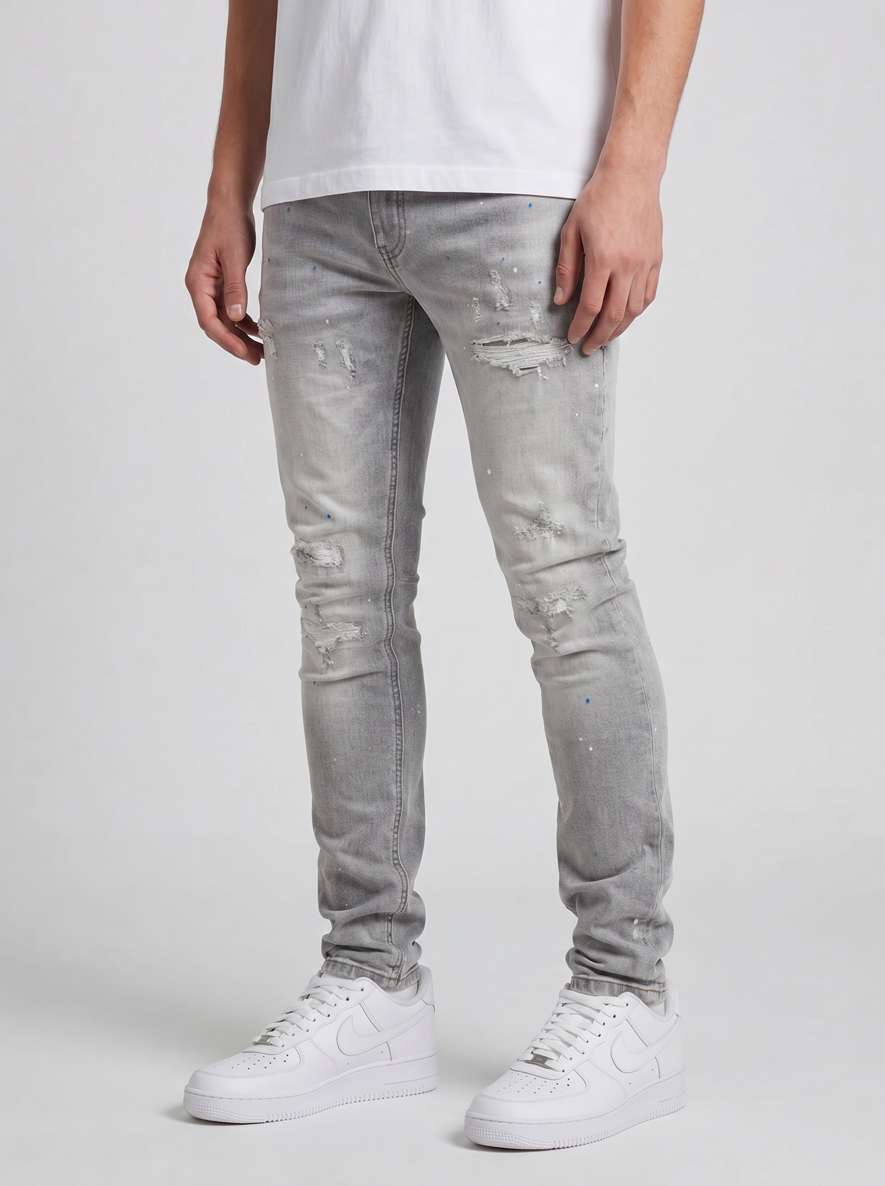Lumber Grey Skinny Jean