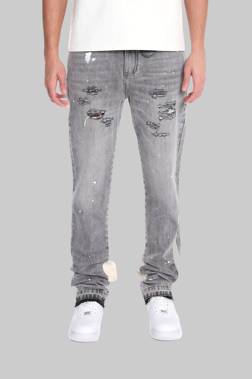 Maranello Grau Flare Denim