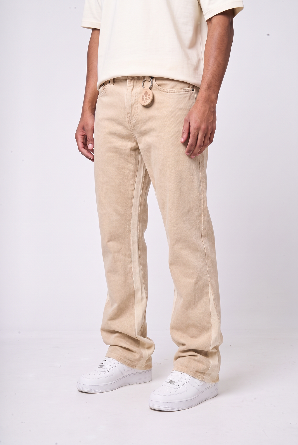 Gris Maranello Flare Denim