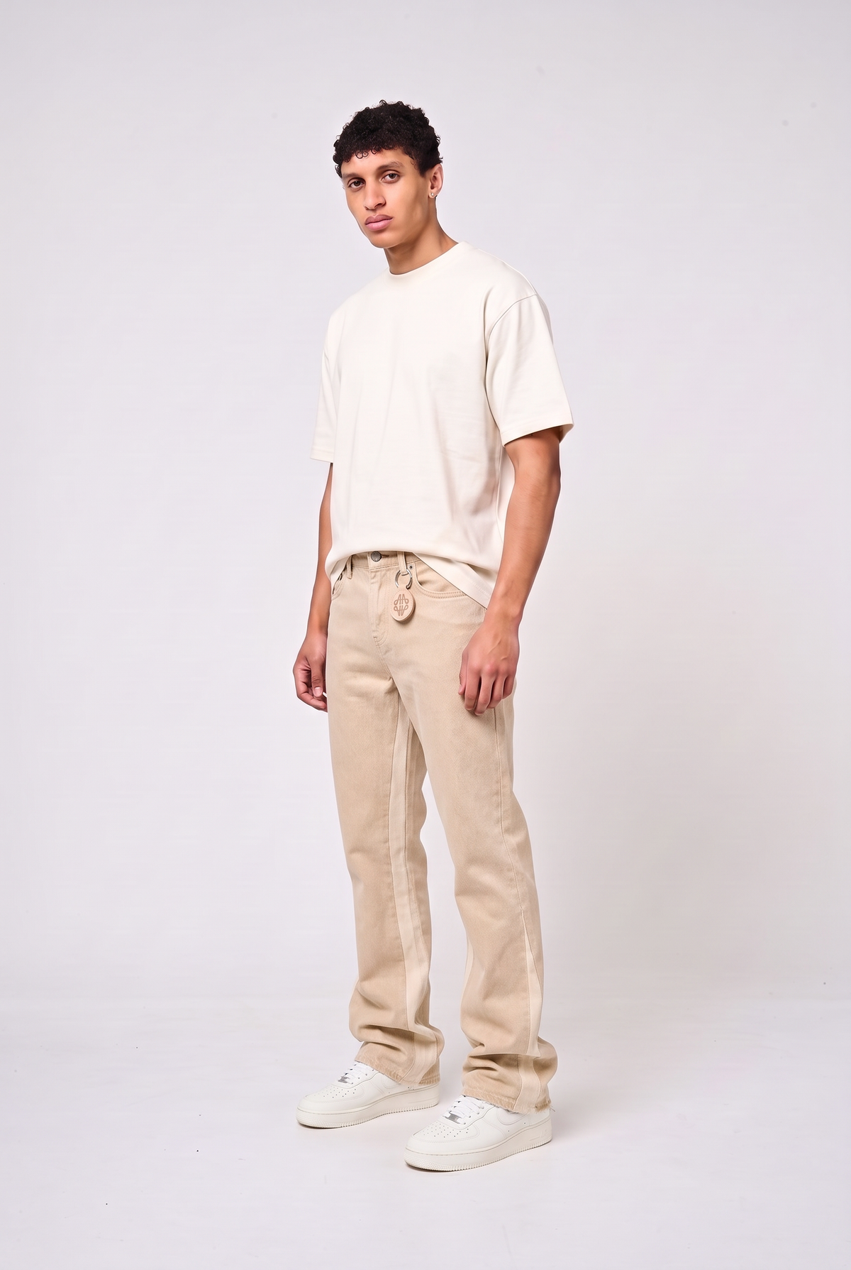 Gris Maranello Flare Denim