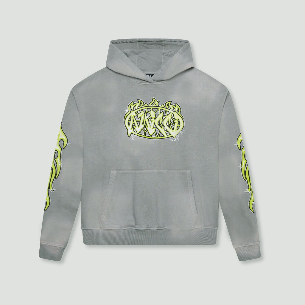 Paola Graphic Hoodie Grey
