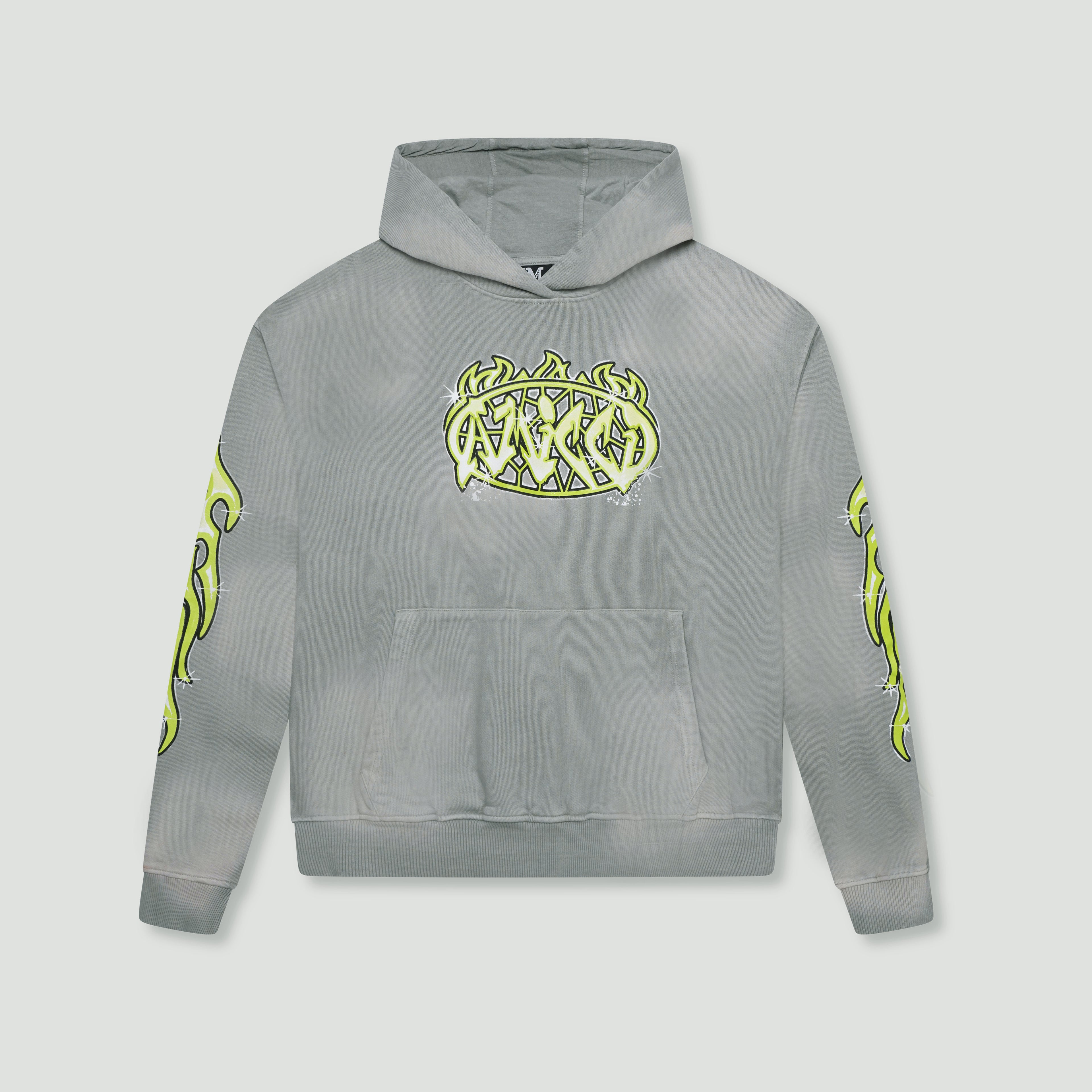 Paola Graphic Hoodie Grey