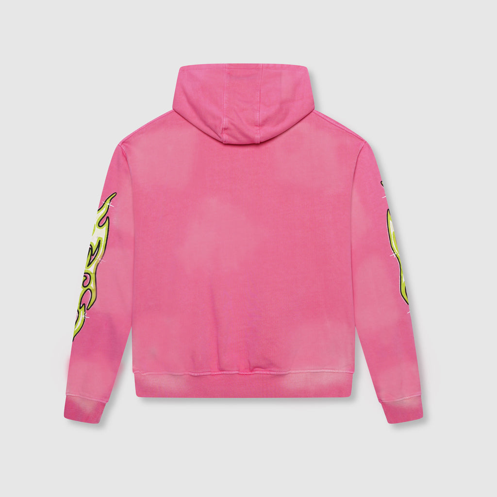 Paola Grafik Hoodie Pink