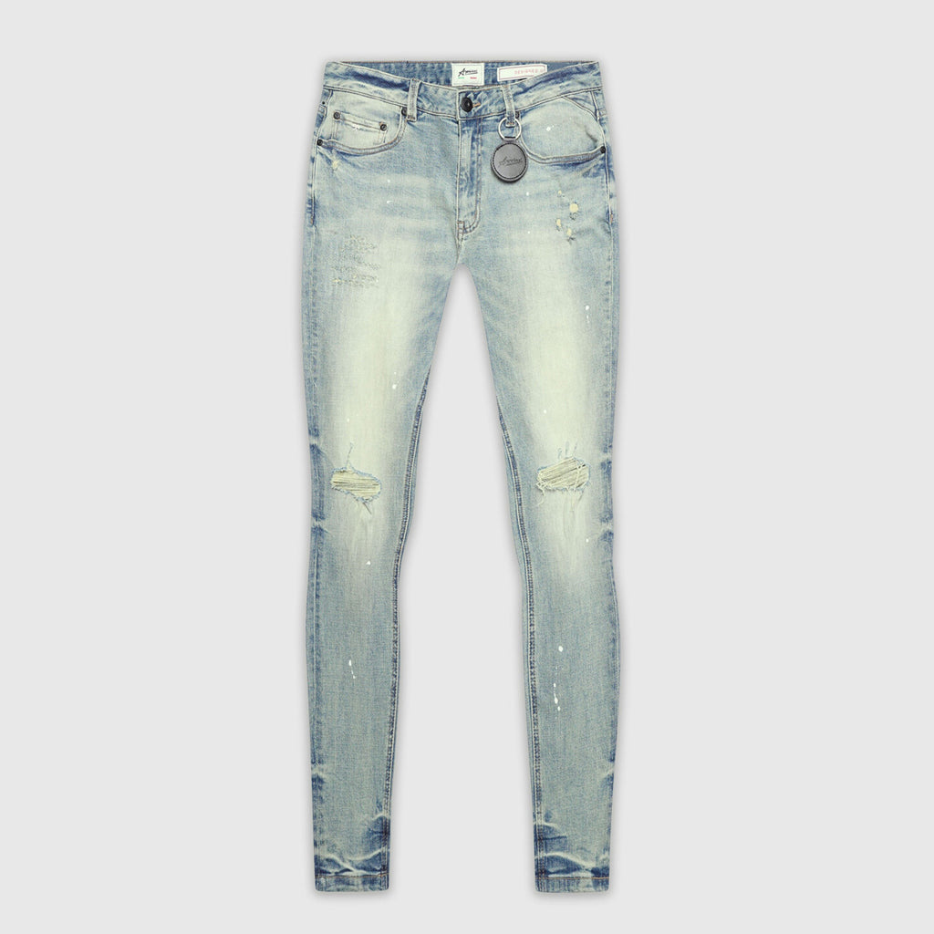 Caruso Tinted Blue Skinny Jean